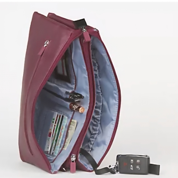 IHKWIP The Trio Trapeze Crossbody With Plaid Strap - Picture 5 of 5